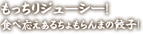 もっちりジューシー!