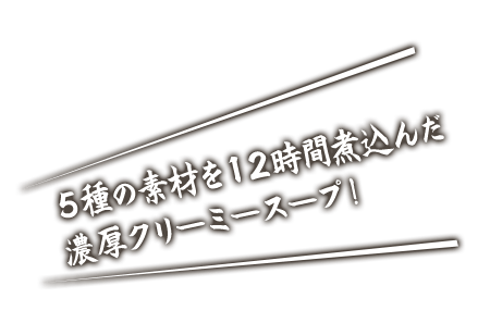 5種の素材を12時間